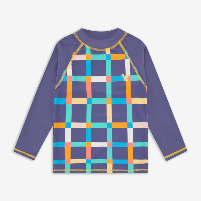 UV Protective Rash Vest Multi Check